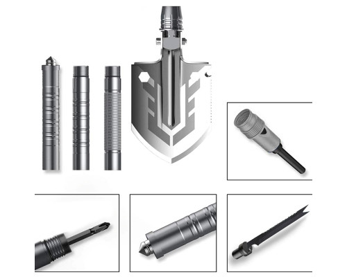 Лопата многофункциональная складная тактическая Han-Wild 16 в 1