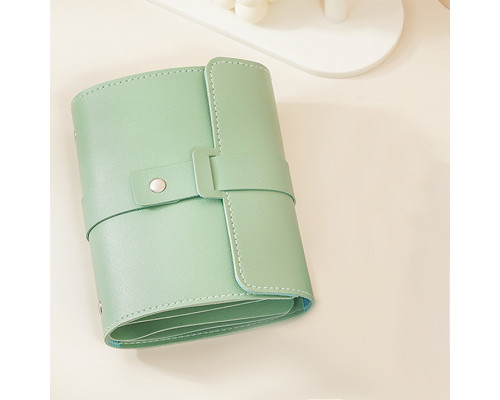 Органайзер книжка Casegrace SP-01260 для украшений и ювелирных изделий 16*14*4,5 см Green