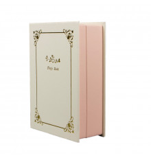 Шкатулка книга Casegrace SP-01115 органайзер для хранения ювелирных изделий White