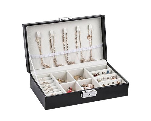 Шкатулка Casegrace SP-01155 для украшений и ювелирных изделий драгоценностей Black