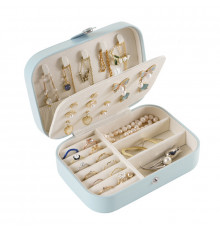 Шкатулка Casegrace SP-01161 для украшений и ювелирных изделий портативная 16*11*5 см Blue