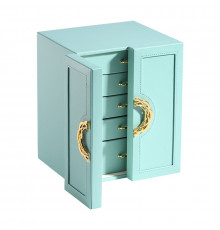 Шкатулка Casegrace SP-01181 для украшений и ювелирных изделий пятиуровневая 20,7*19,7*25cm Turquoise