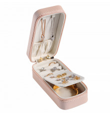 Шкатулка Casegrace SP-01185 для украшений и ювелирных изделий портативная 15*6,5*4,8 см Pink