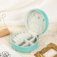 Шкатулка Casegrace SP-1257 для украшений и ювелирных изделий портативная круглая 11*11*5 см Turquoise
