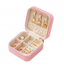 Шкатулка для хранения украшений Casegrace SP-01318 органайзер для ювелирных изделий Pink