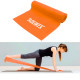 Эластичная лента AOLIKES LD-3605 200см для йоги и пилатеса фитнеса и силовых тренировок Orange