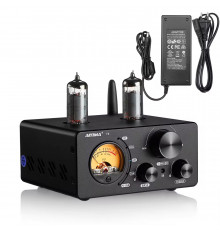 Підсилювач звуку AIYIMA T9 Tube Amplifier + блок живлення 48V. Bluetooth 5.0, RCA, 100Wx2 (TPA3250)