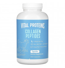 Пептиды коллагена, Collagen Peptides, Vital Proteins, 360 капсул (550 мг на капсулу)
