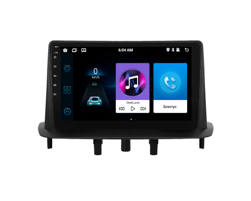 Штатная магнитола Lesko для Renault Megane III 2008-2014 экран 9" 2/32Gb Wi-Fi GPS Base