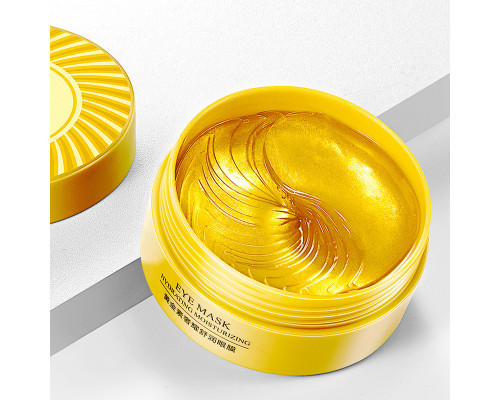 Гидрогелевые патчи с с частицами золота BIOAQUA Hydrating Moisturizing Eye Mask 80 г