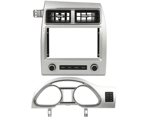 Штатный комплект переходная рамка с проводкой Audi Q7 4L 2006-2010 (1234-328) 9" + canbus