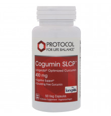 Куркумін, Optimized Curcumin, Protocol for Life Balance, 400 мг, 50 вегетаріанських капсул