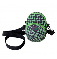 Детская сумка TD-637 через плечо на два отделения с ремешком  Green