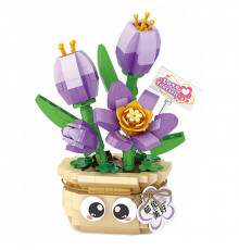 3D конструктор набор строительных блоков LOZ 8842 тюльпан 430 деталей пластиковый