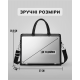 Шкіряна чоловіча сумка для документів та ноутбука 37х28.5х7, офісний діловий портфель Tiding Bag NV23712 чорний
