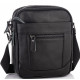 Чоловіча барсетка 18х21х7, сумка шкіряна планшетка через плече Tiding Bag SK N5386 чорна