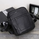 Чоловіча барсетка 18х21х7, сумка шкіряна планшетка через плече Tiding Bag SK N5386 чорна