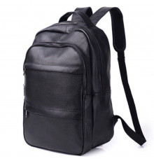 Чоловічий рюкзак для ноутбука та документів 28х42х18, сумка на спину з натуральної шкіри Tiding Bag B2-37342A