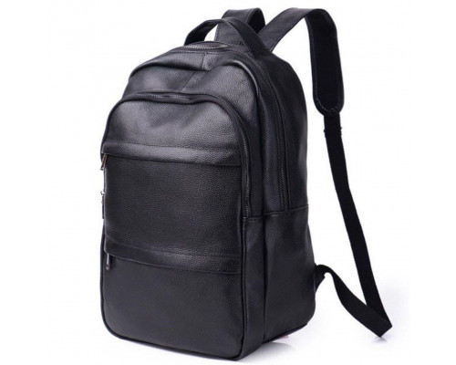 Чоловічий рюкзак для ноутбука та документів 28х42х18, сумка на спину з натуральної шкіри Tiding Bag B2-37342A