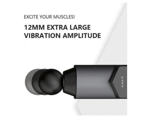 Перкусійний масажер Booster T для м'язів і тригерних точок, 6 насадок, акумулятор 2000 мАг