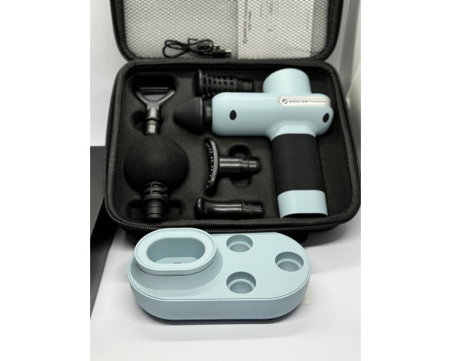 Портативний перкусійний масажер Booster Lightsaber Mini Green з подарунковим кейсом