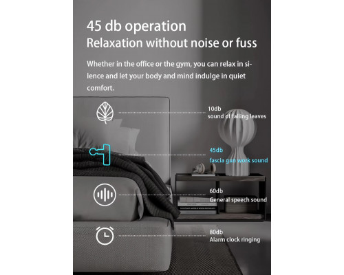 Портативний перкусійний масажер Booster Lightsaber Mini Green з подарунковим кейсом