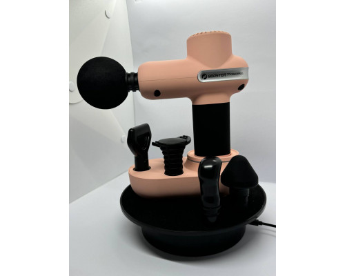 Компактний перкусійний масажер Booster Lightsaber Mini Rose з подарунковим кейсом