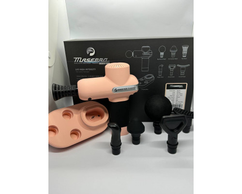 Компактний перкусійний масажер Booster Lightsaber Mini Rose з подарунковим кейсом