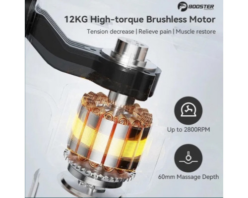 Бездротовий ударний масажер Booster MINI V3 (5 насадок)