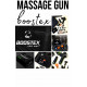 Ударний перкусійний масажер Boostex (massage gun) – 30 режимів, 21 насадка, акумулятор 2500 мАг, кейс