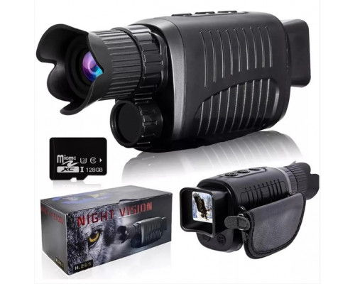 Монокуляр нічного бачення Ermenrich NS100 з можливістю запису фото та відео (1-5X, до 300 м) на акумуляторі 3800 мАг.