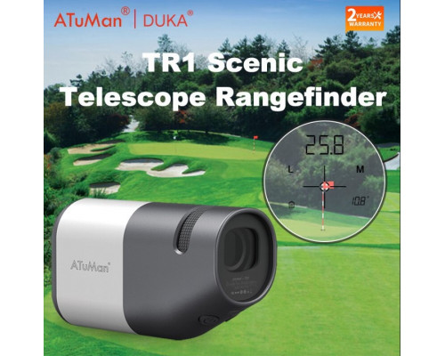 Телескопічний лазерний далекомір Xiaomi Atuman Duka TR1 з дальністю вимірювання до 1200 м