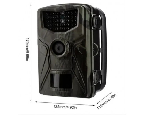 Фотопастка Suntek HC 804A з датчиком руху, нічним зйомом і захистом IP65, огляд 120°, дальність 25 м.