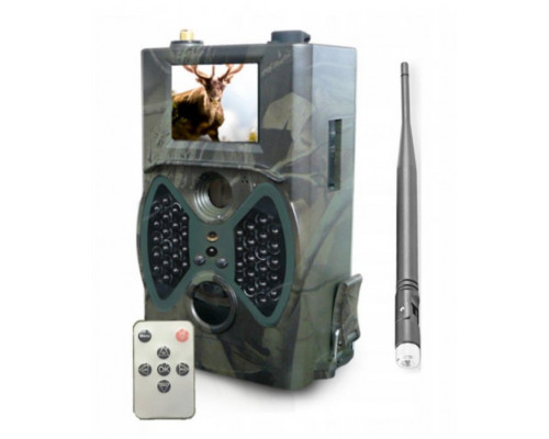 Фотопастка Suntek HC 300M з кутом огляду 120°, передача даних через GSM, нічна зйомка та датчик руху.