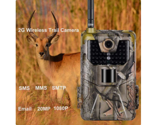 Фотопастка Suntek HC 900M з кутом огляду 120°, GSM модуль G2, нічна зйомка та датчик руху.