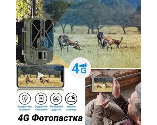 Фотопристрій HC940 LTE PRO з передачею даних, акумулятором 10000mAh, 4G, відео 4K, фото 30МП