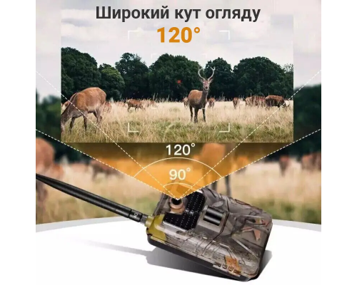 Фотопастка Suntek HC 900M з GSM модулем G2/G3/G4, нічною зйомкою та датчиком руху.