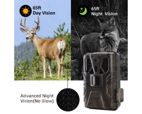 Фотопастка Suntek HC-910A – надійний пристрій для спостереження з високою роздільною здатністю та чутливим датчиком руху.