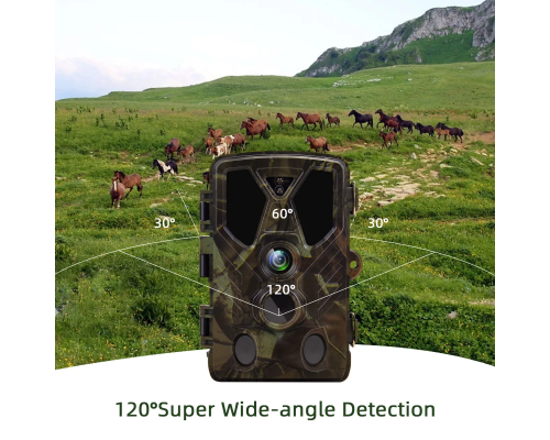 Фотопастка Suntek HC-812A — 20 м, датчик руху, захист IP65.