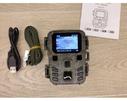 Фотопастка Mini 301: компактність, якісна зйомка, інфрачервоне підсвічування