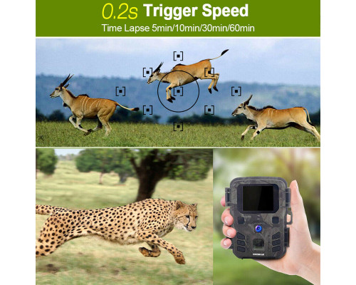 Мініатюрна мисливська фотопастка Suntek Mini 301, 16 МП, 1080P