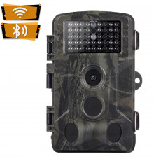 Фотопастка Suntek WiFi802 Plus з дальністю до 20 м, кут огляду 90°, захист IP65.