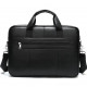Чоловіча шкіряна сумка для ноутбука та документів 39х28х8, портфель для міста Tiding Bag RD-23134 чорний