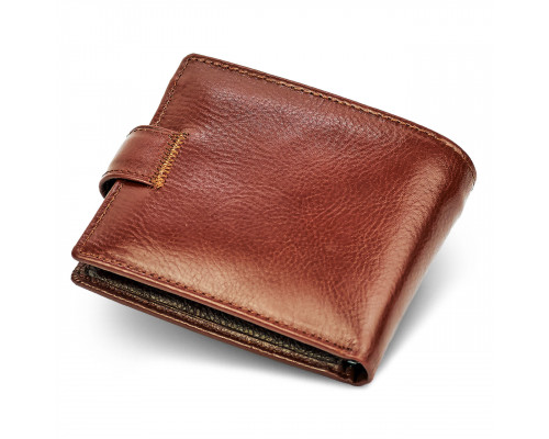 Чоловічий портмоне з натуральної шкіри ST Leather B104 Коричневий