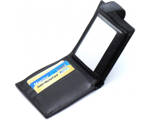 Стильне шкіряне портмоне ST Leather В 103 Чорний