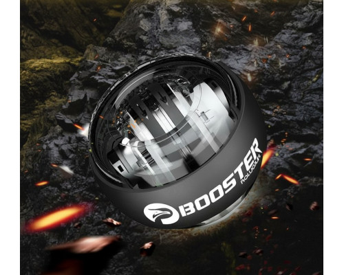 Гіроскопічний тренажер Booster Gyro Ball з LED-підсвіткою для тренування кисті, зап’ястя та передпліччя