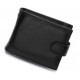 Чорне шкіряне чоловіче портмоне із затискачем для грошей Marco Coverna MC-2006H-1