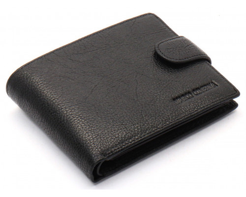 Чорне шкіряне портмоне з відділом для документів Marco Coverna MCBK10-805