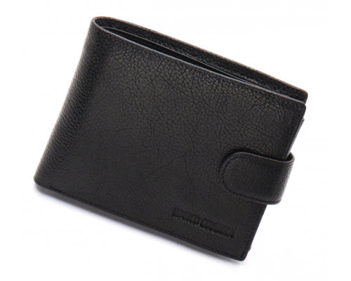 Чорне шкіряне портмоне з відділом для документів Marco Coverna MCBK10-805