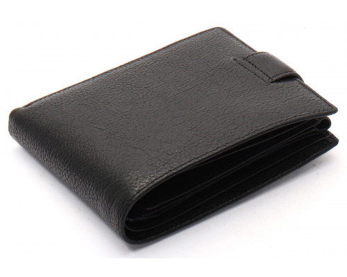 Чорне шкіряне портмоне з відділом для документів Marco Coverna MCBK10-805